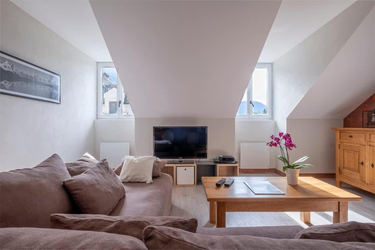 L'Appart 52, Magnifique Duplex En Plein Coeur De Chamonix-Mont-Blanc Esterno foto