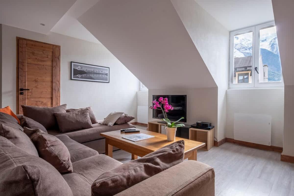 L'Appart 52, Magnifique Duplex En Plein Coeur De Chamonix-Mont-Blanc Esterno foto